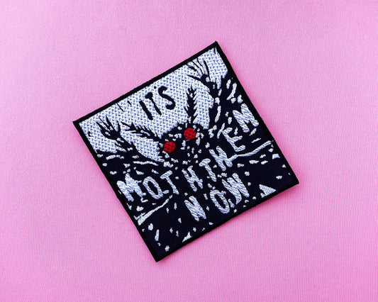 Moththem Patch  • Mothman Patch • Crypitid Patch • Iron On Patch • Queer Owned Business