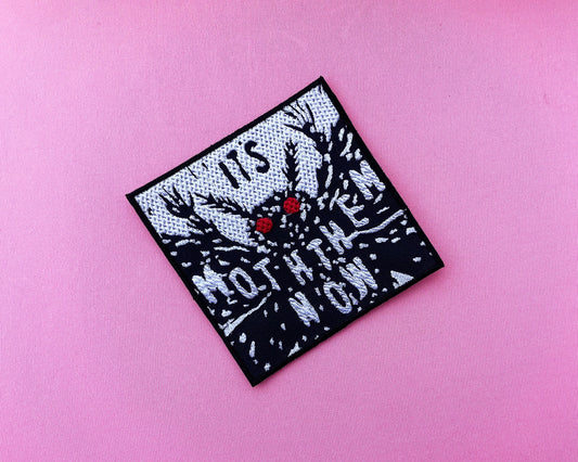 Moththem Patch  • Mothman Patch • Crypitid Patch • Iron On Patch • Queer Owned Business